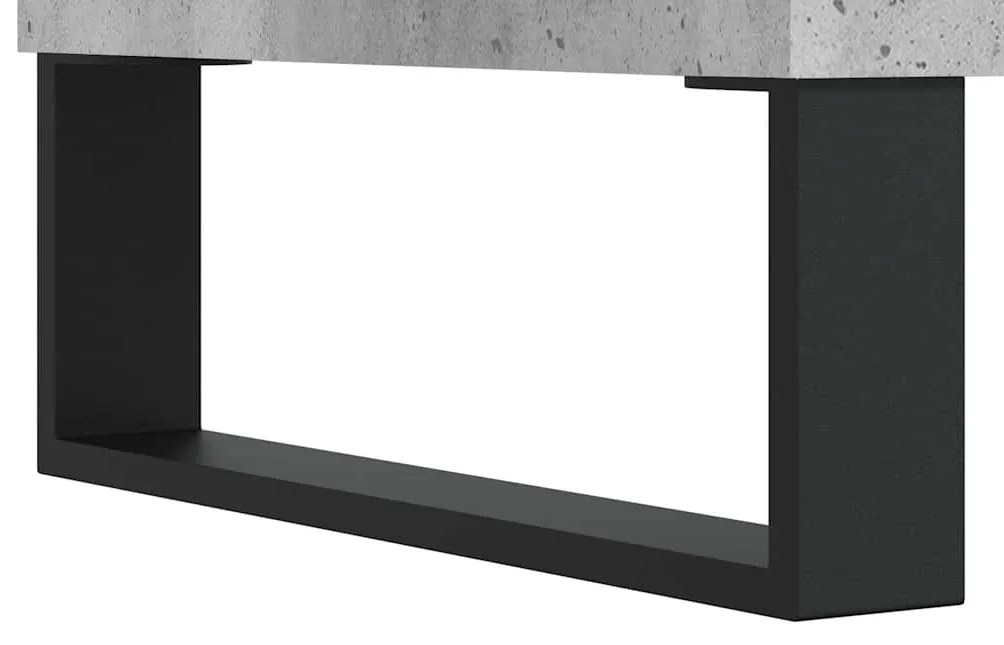 Mesa de centro 50x46x50cm derivados de madeira cinzento-cimento