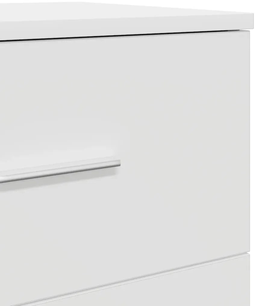 Mesas de cabeceira 2 pcs com 2 gavetas 40x36x50 cm branco
