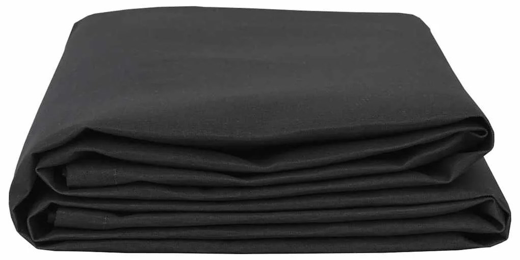 Tecido de Substituição para Toldos Preto 10x1,6m