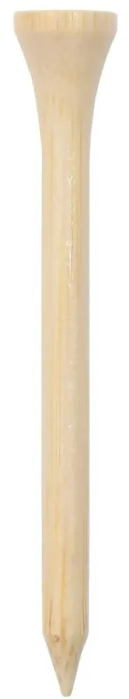 vidaXL Tees de golfe 1000 pcs 83 mm bambu