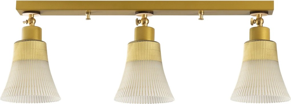 Chandelier Foca – Dourado – Diâmetro 62 cm, Altura 22 cm