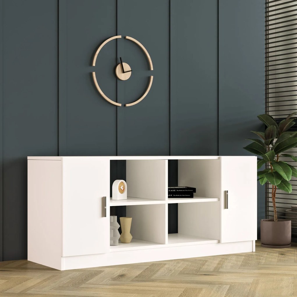 Armário Multiusos VO6 – Branco – 139,8 cm x 61,8 cm x 46,3 cm
