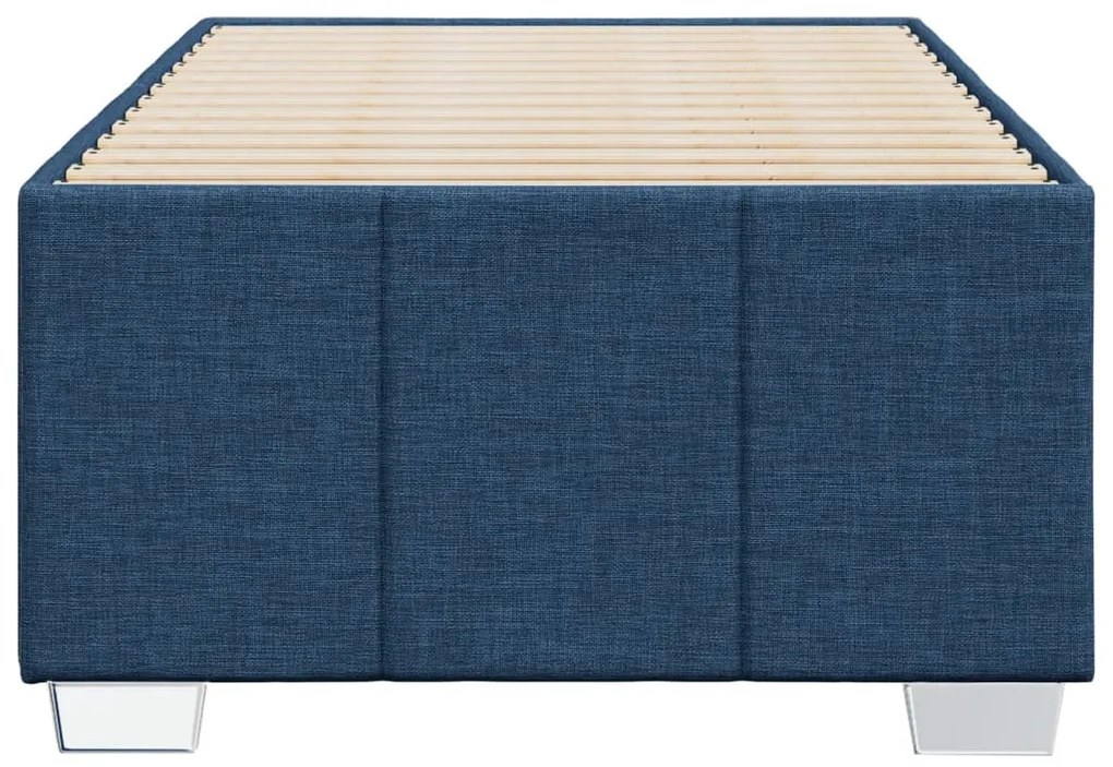 Estrutura de cama sem colchão 80x200 cm azul