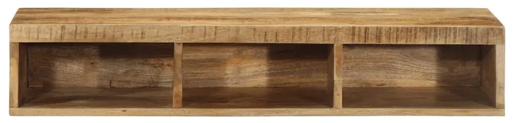 Armário de TV para parede 100x30x19 cm mangueira áspera maciça