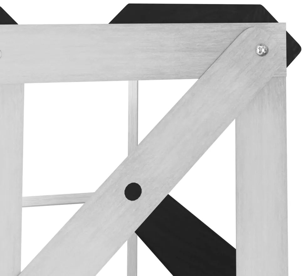 Garrafeira para 42 garrafas madeira de pinho maciça preto