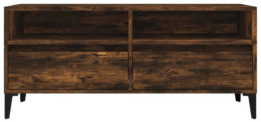 Móvel p/ TV 100x34,5x44,5 cm derivados madeira carvalho fumado