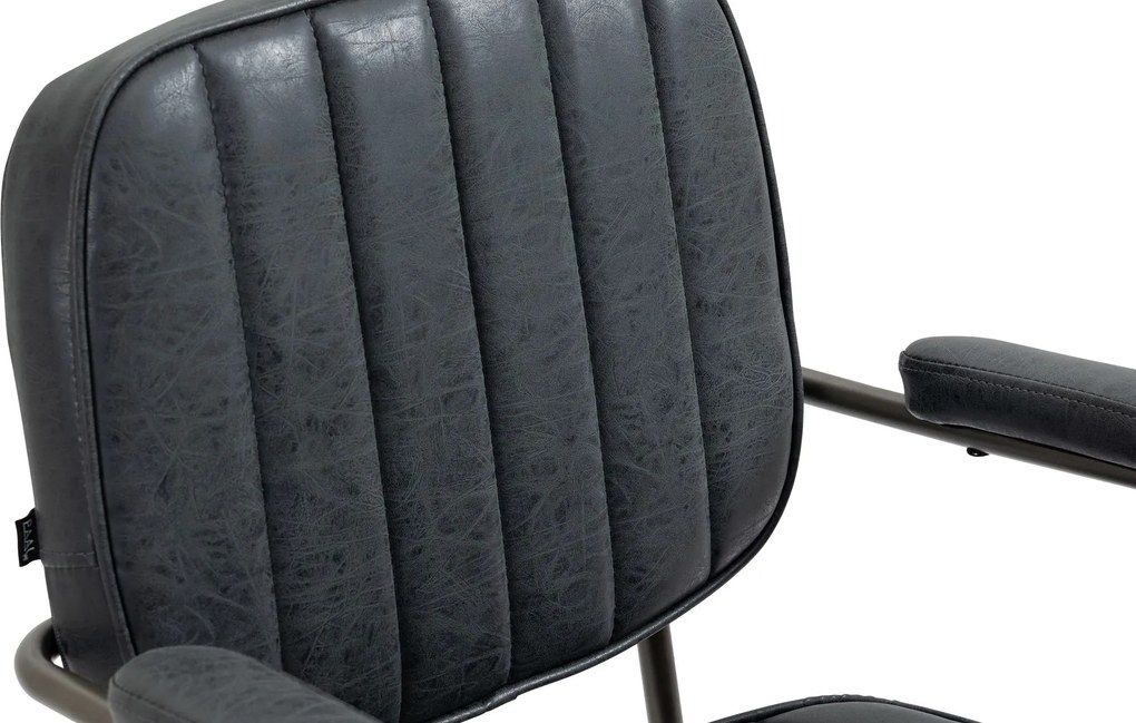 Cadeira de escritório Natrona antiga preta