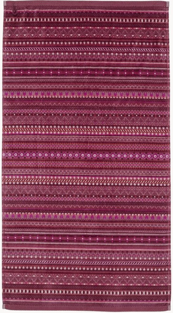 Toalha de mãos em veludo e algodão felpudo Geometric Print