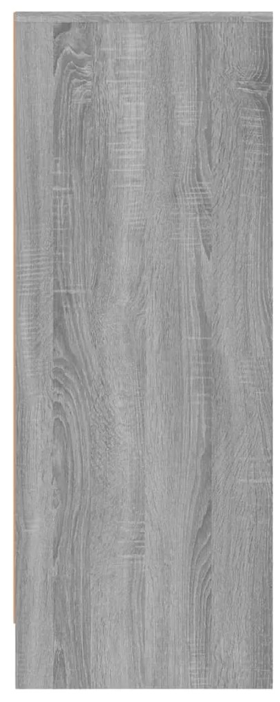 Sapateira 60x35x92 cm derivados de madeira sonoma cinza