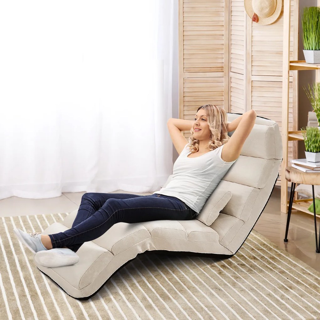 Sofá-cama dobrável, poltrona, sofá-cama elegante, poltrona com travesseiro e café