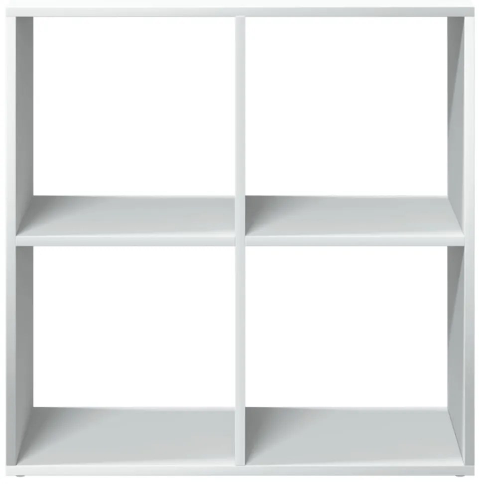 Estante divisória 69,5x29x69,5 cm derivados de madeira branco