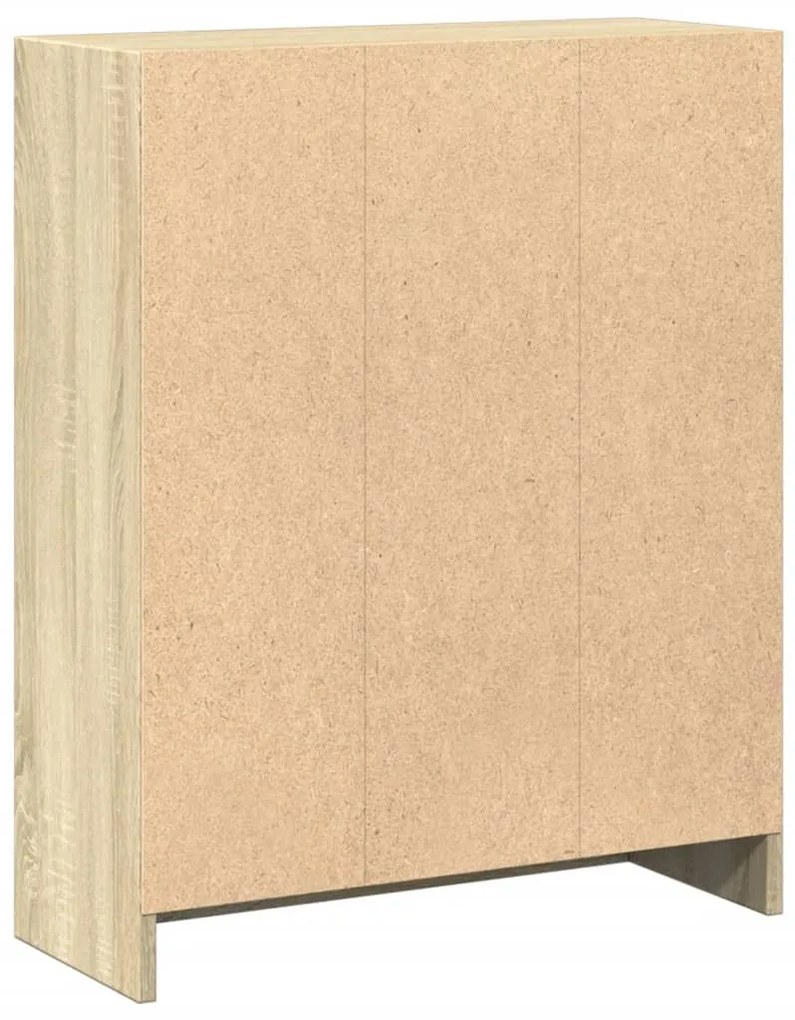 Estante 60x24x76 cm derivados de madeira carvalho sonoma