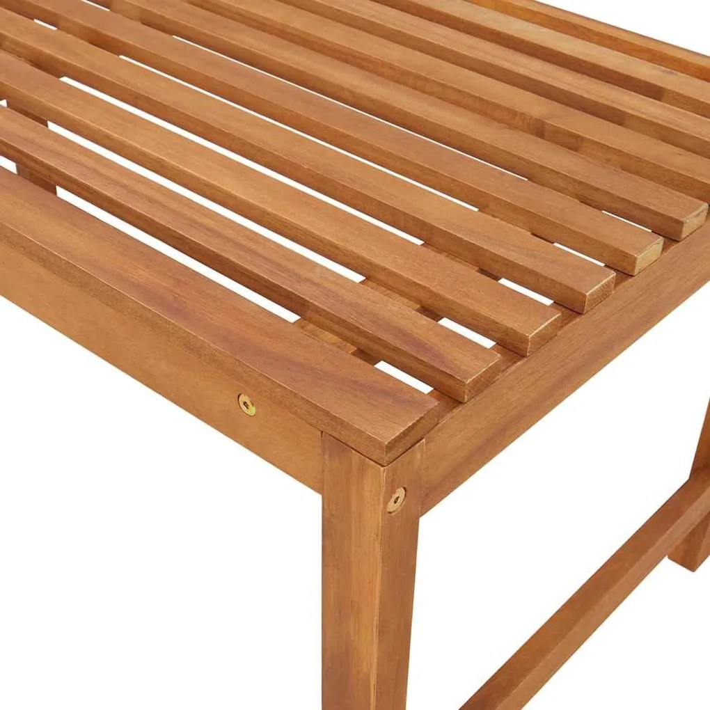 Banco de Jardim vidaXL 100x50x91 cm Madeira Sólida de Acácia