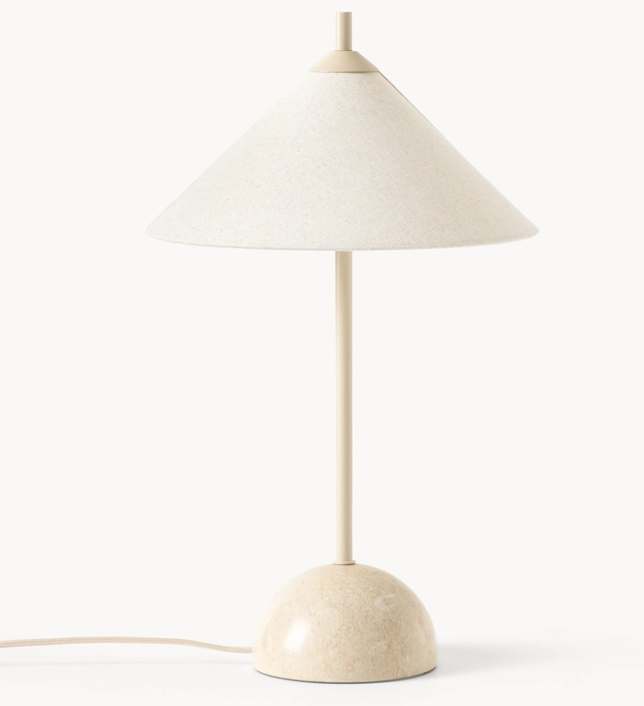 Candeeiro de mesa com base em mármore Vica