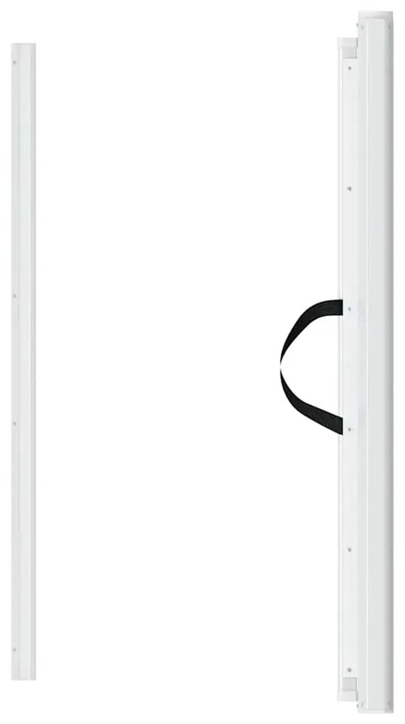 Portão retrátil p/ animais de estimação 102,5x125 cm branco