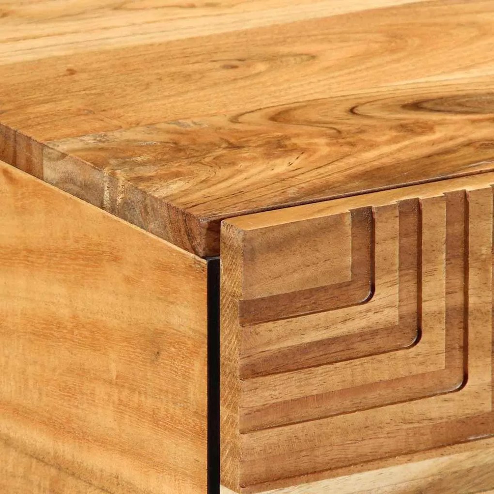 Mesa de centro vidaXL 100x54x40 cm Madeira de Acácia Sólida