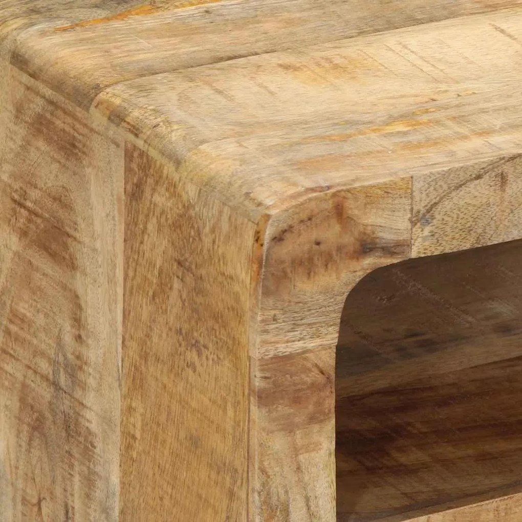 Móvel de TV 105x46x32 cm madeira de mangueira áspera maciça