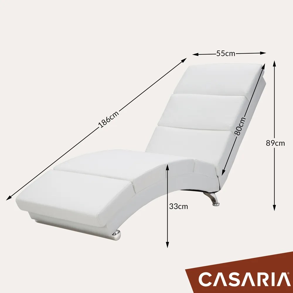Poltrona Relax London com função de massagem e aquecimento Branca