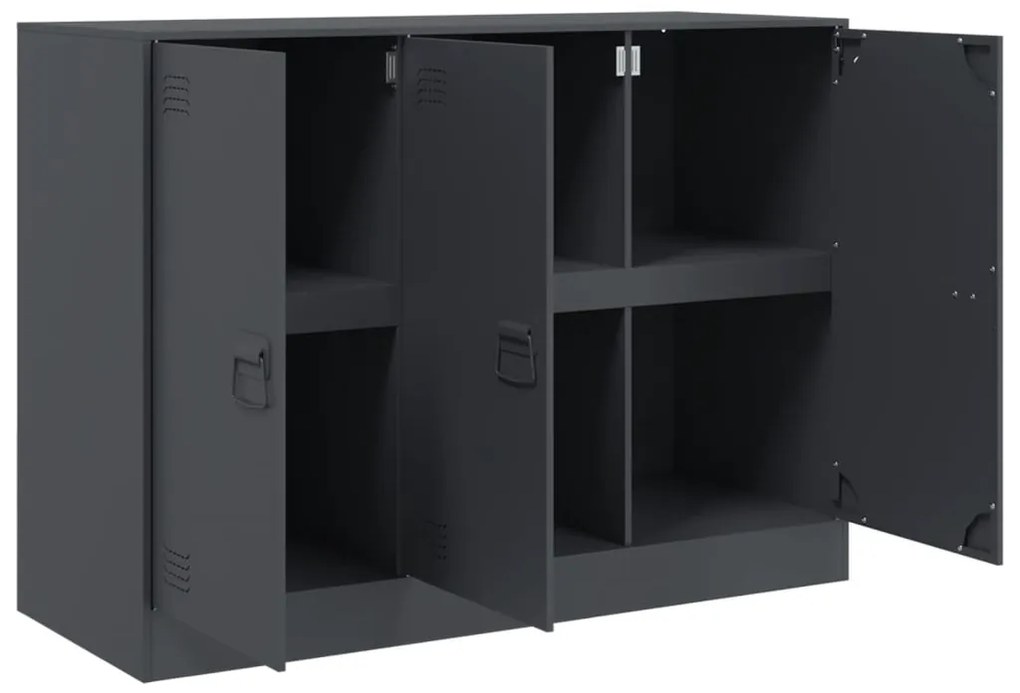 Aparador 99x39x73 cm aço antracite