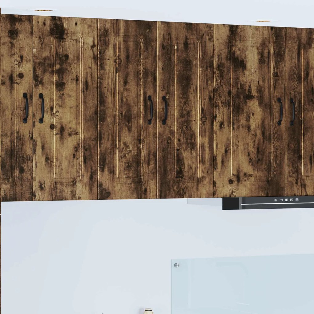 vidaXL Armário de Cozinha Kalmar 2 pcs Carvalho Defumado