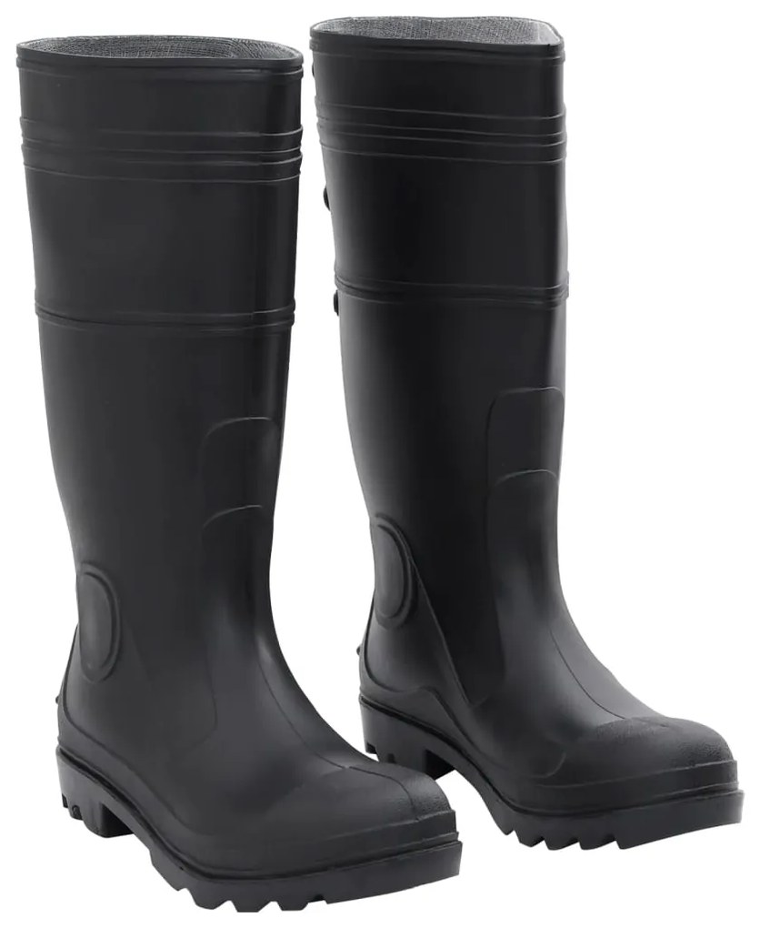 vidaXL Galochas tamanho 41 PVC preto