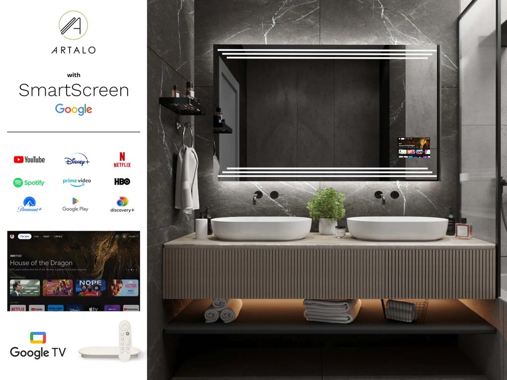 Espelho com iluminação LED M17