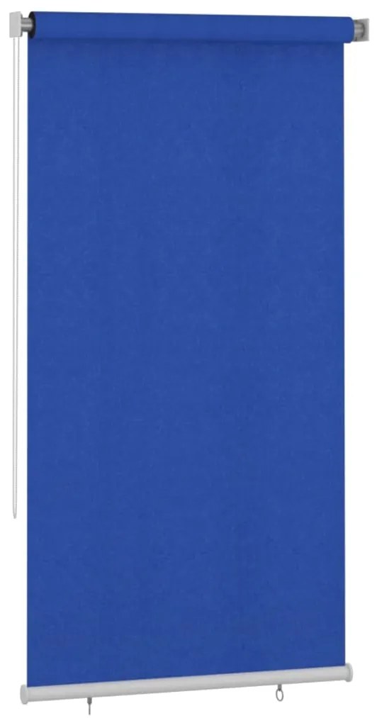 Estore de rolo para exterior PEAD 120x230 cm azul