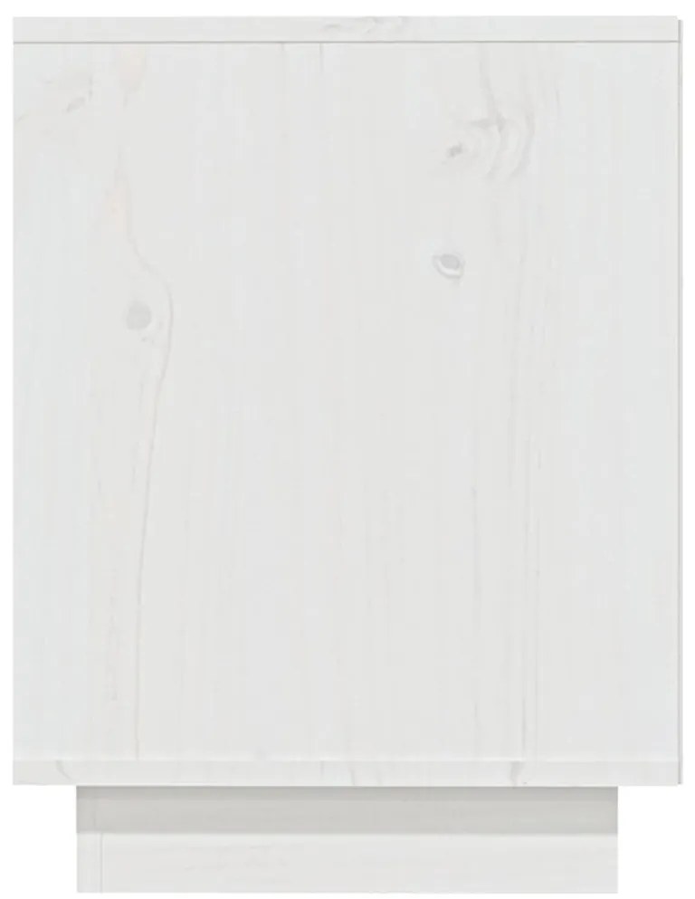 Sapateira 110x34x45 cm madeira de pinho maciça branco