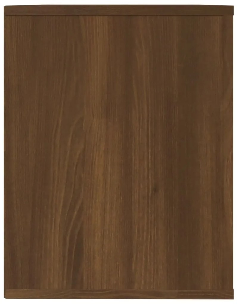 Sapateira 75x35x45 cm derivados de madeira carvalho castanho