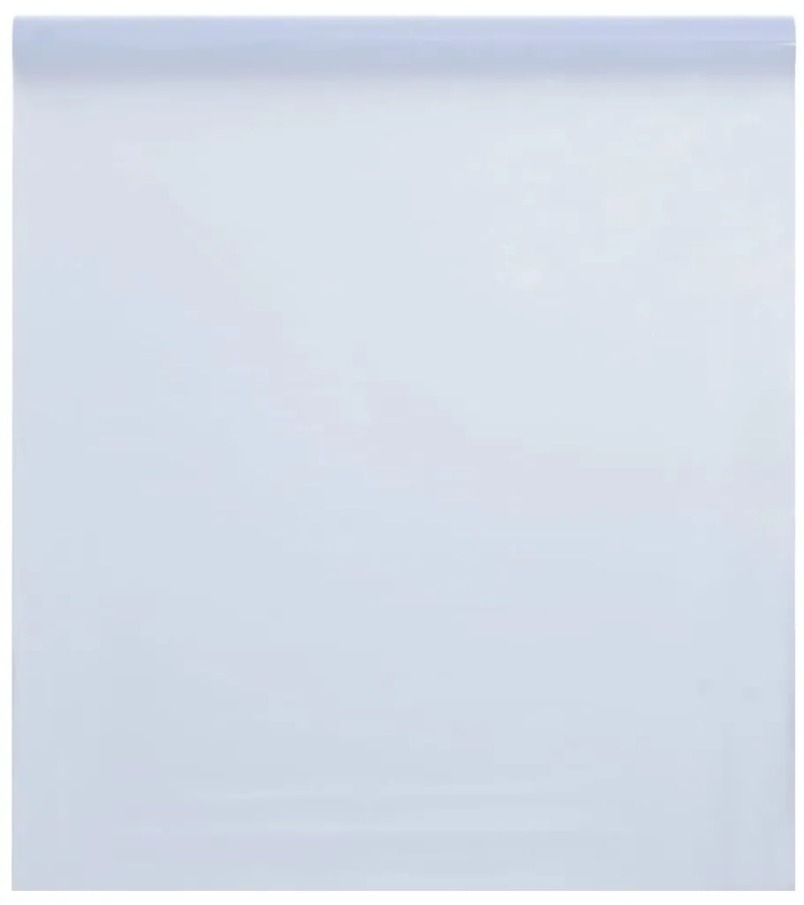 Películas janela estática 3 pcs PVC branco transparente fosco