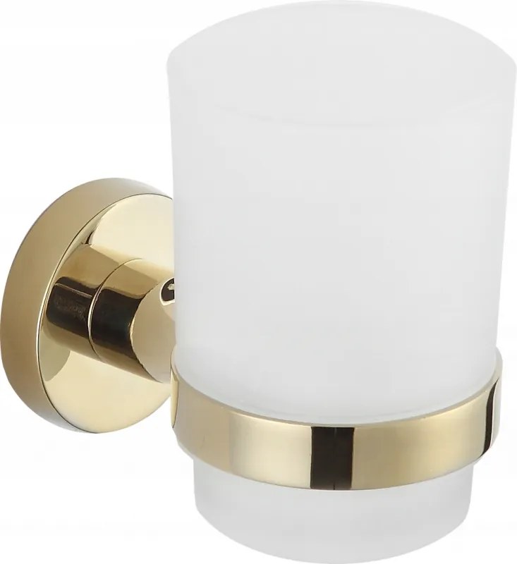Mexen Remo copo para escovas de dentes, dourado - 7050738-50