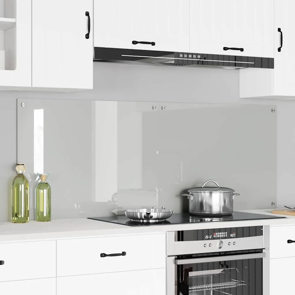 vidaXL Proteção de Cozinha 2 pcs Transparente 80 x 60 cm