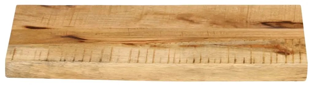 Tampo de mesa c/ borda viva 50x40x2,5cm mangueira áspera maciça