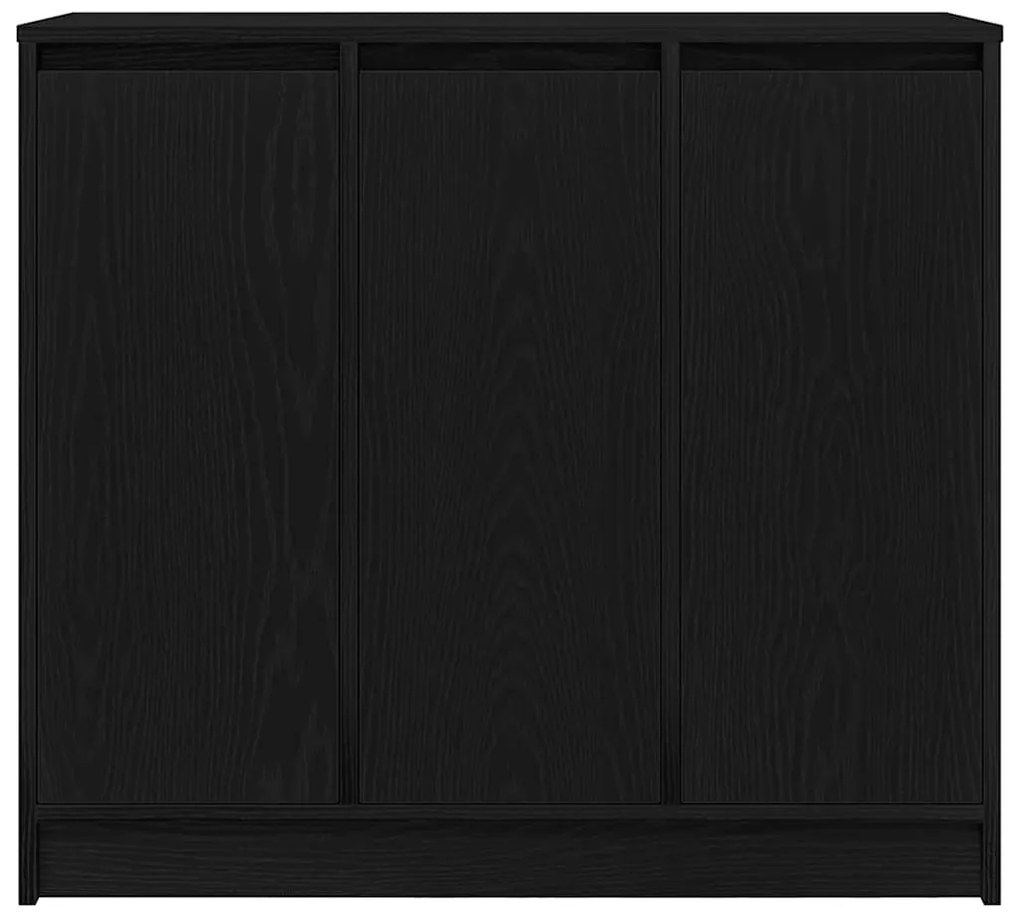 Aparador 85x34x76 cm derivados de madeira carvalho preto