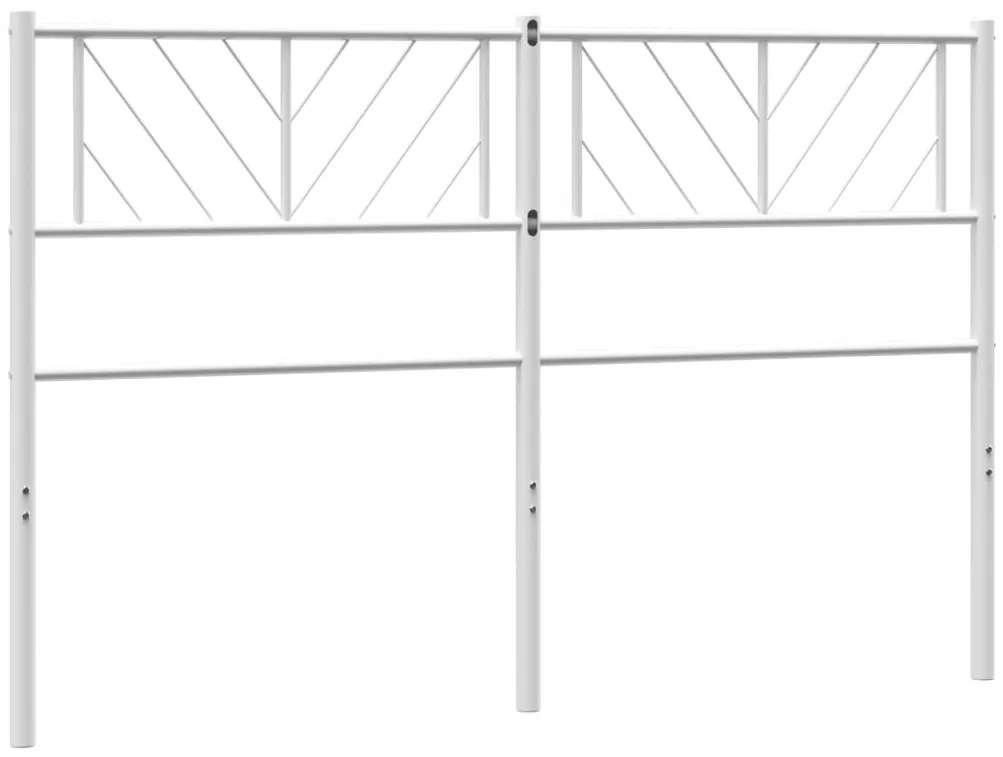 Cabeceira de cama 120 cm metal branco