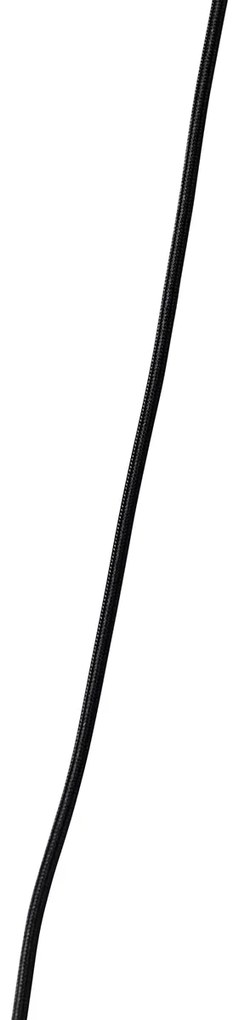 Candeeiro de suspensão preto 2 luzes - Cava Moderno