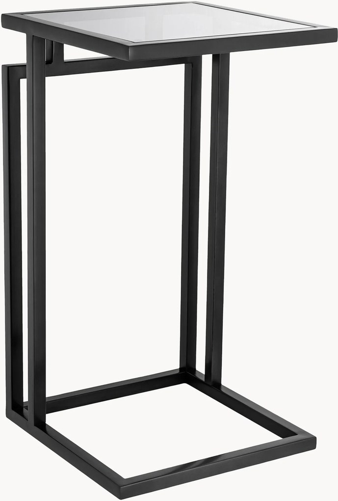 Mesa de apoio com tampo em vidro Marcus