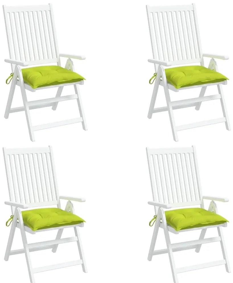 Almofadões móveis de paletes 4pcs tecido oxford verde brilhante