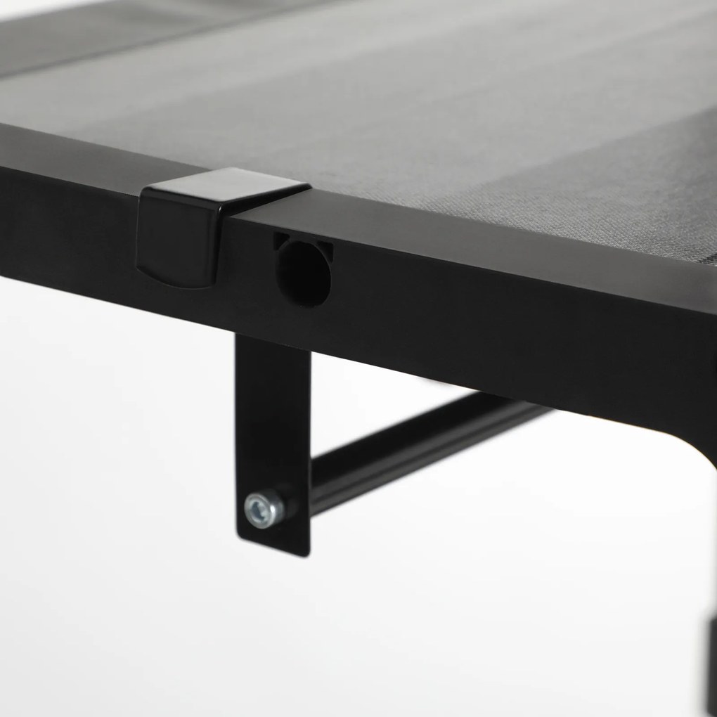 Guarda Roupa em tecido com varões para roupa 140 x 43 x 174 cm cinzento