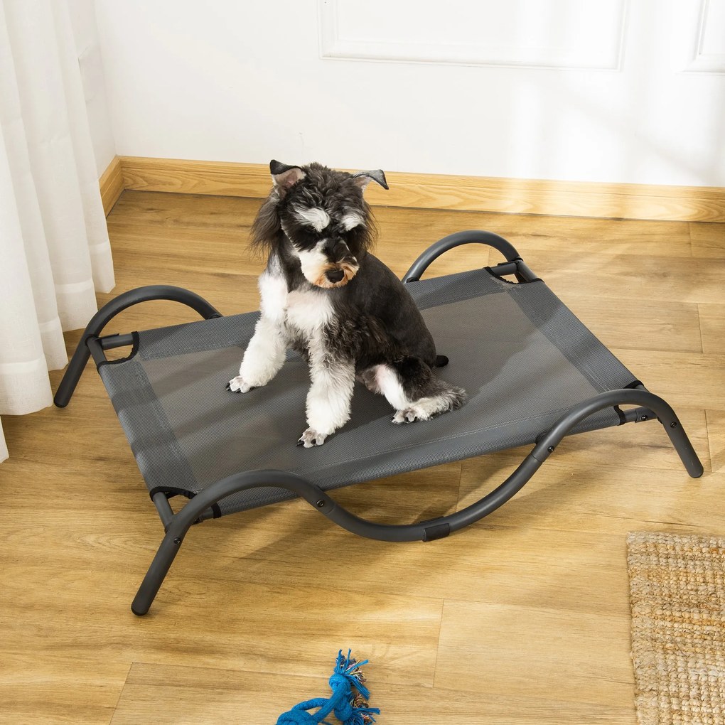 PawHut Cama Elevada para Cães Pequenos e Médios Cama para Animais de E