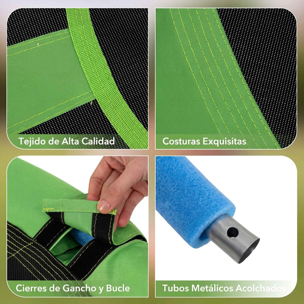 Baloiço redondo para crianças de 100 cm com correias ajustáveis, apoio de cabeça macio e alças, para uso interior e exterior, capacidade de 150 kg, a