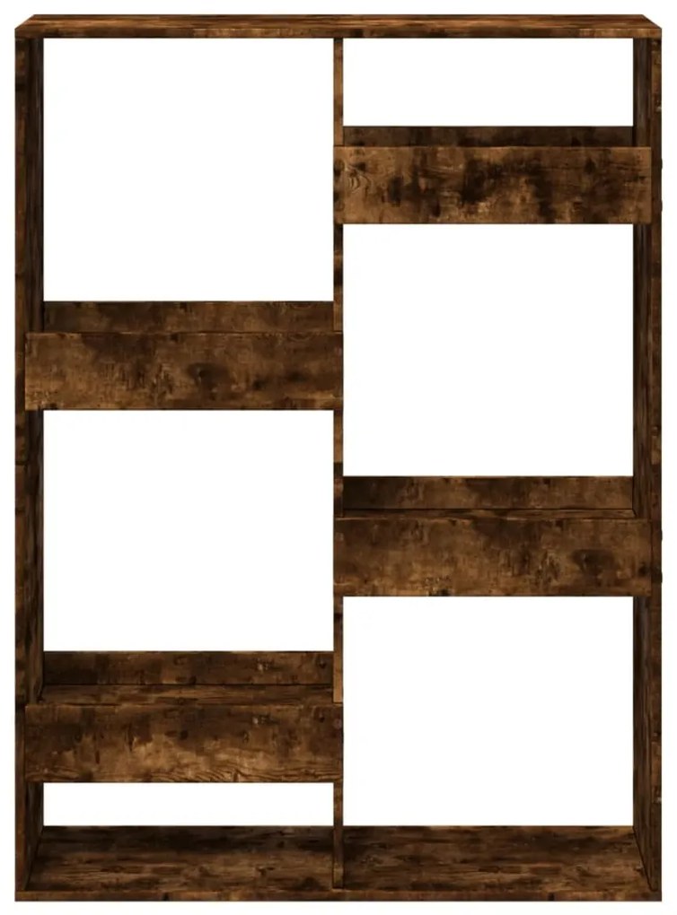 Estante 100x33x135 cm derivados de madeira carvalho fumado