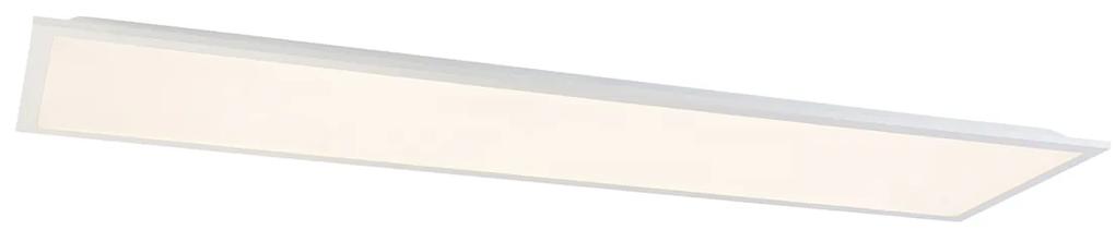 Painel LED para sistema de teto branco retangular incluindo LED regulável em Kelvin - Pawel Moderno