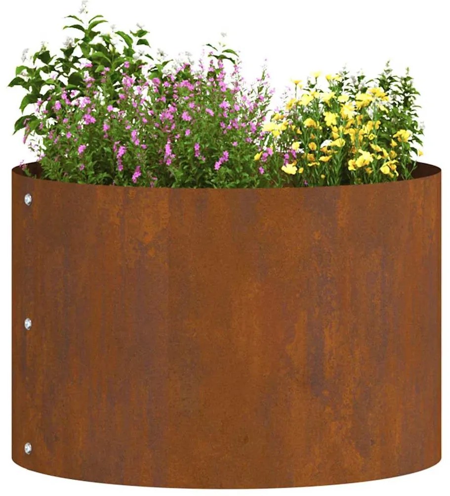 Conjunto de Vasos de Aço Corten Aço corten Médio Durável