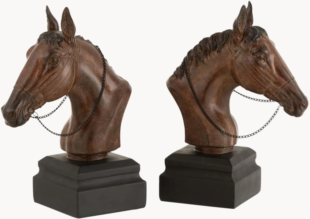 Suportes para livros Horse Head, conjunto de 2