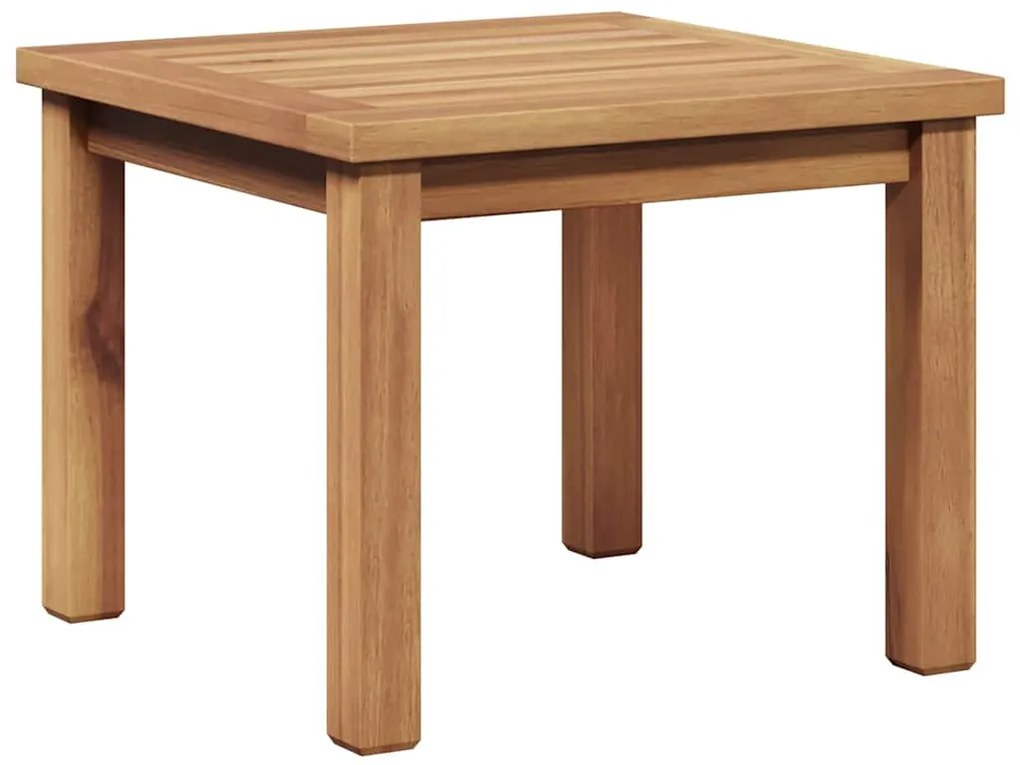 Mesa de centro Castanho 45 x 45 x 36 cm Madeira de teca sólida