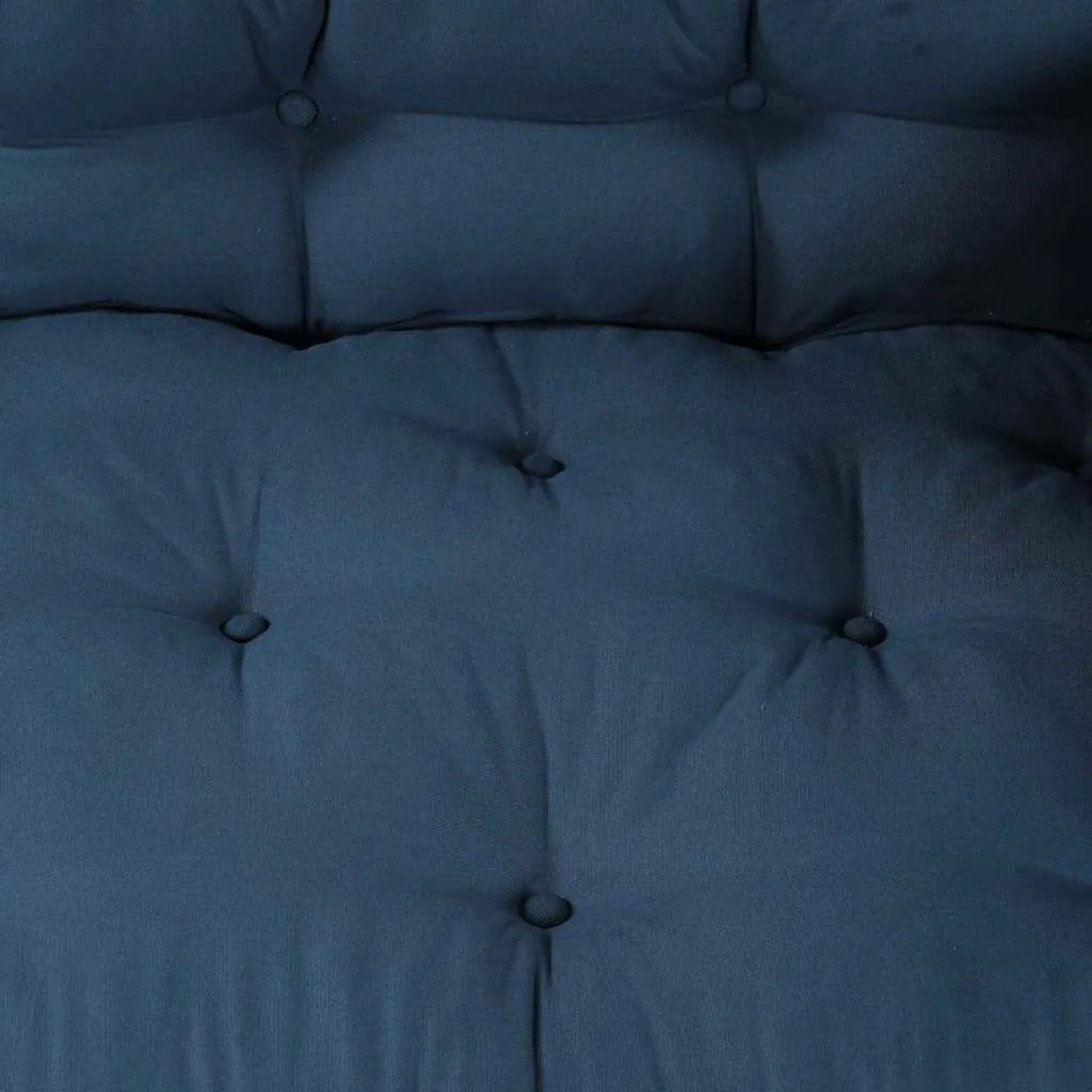 Cushion de Sofá Palete 3 pcs Índigo Standard Algodão