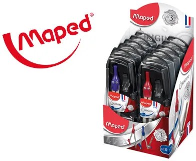 Compasso Maped com Adaptador e Estojo de Minas