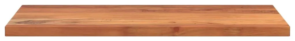 Tampo de mesa retangular 120x60x3,8 cm madeira de acácia maciça