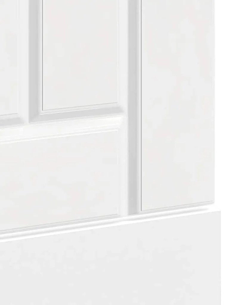 Painel máquina lavar louça derivados madeira branco brilhante